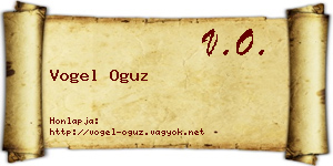 Vogel Oguz névjegykártya